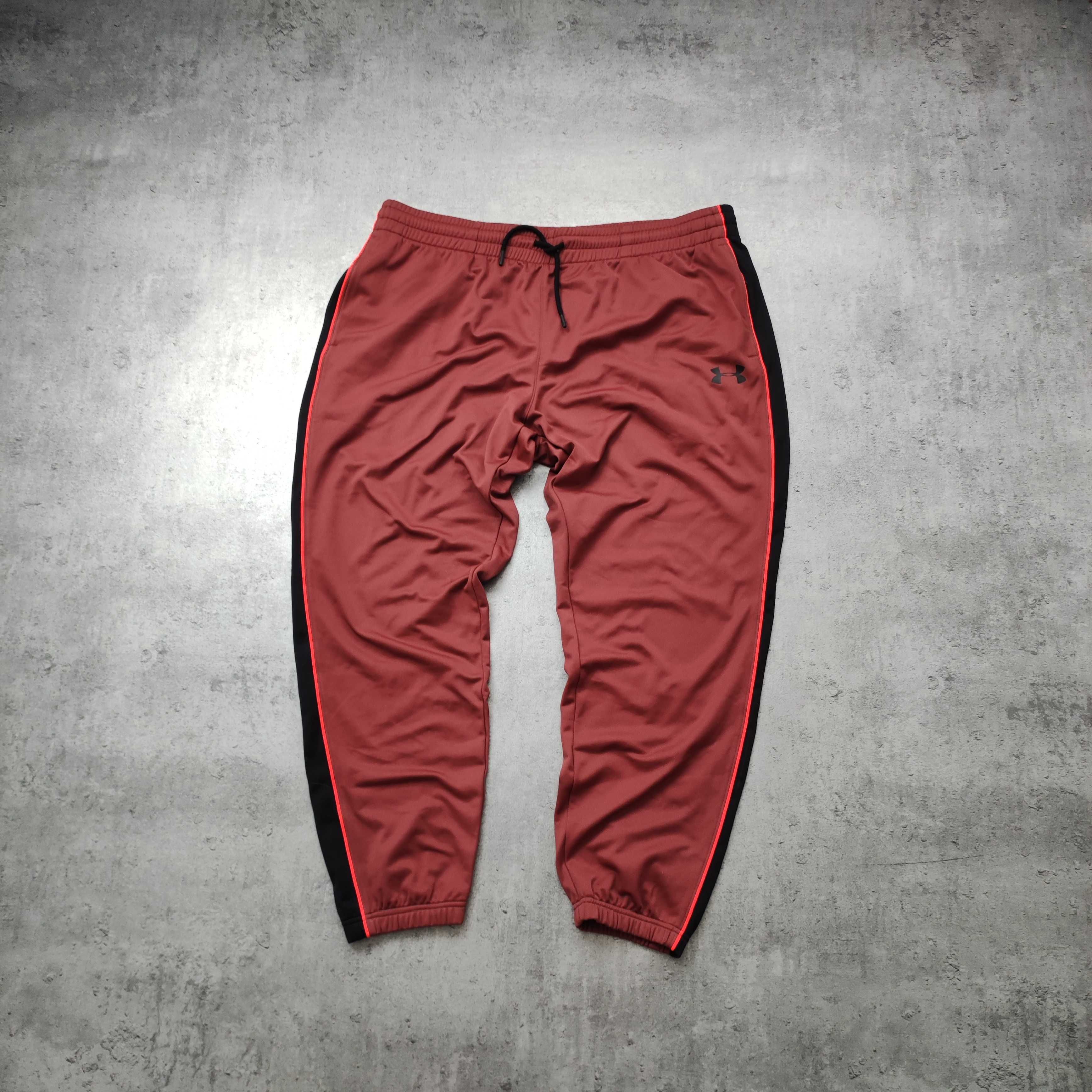 MĘSKIE Dresy Sportowe Spodnie Trening Joggery Under Armour Lampas GYM