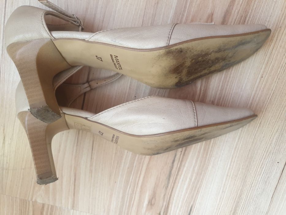 Pantofle na obcasie lato wesele