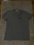 Szary bawełniany t-shirt XL Printer