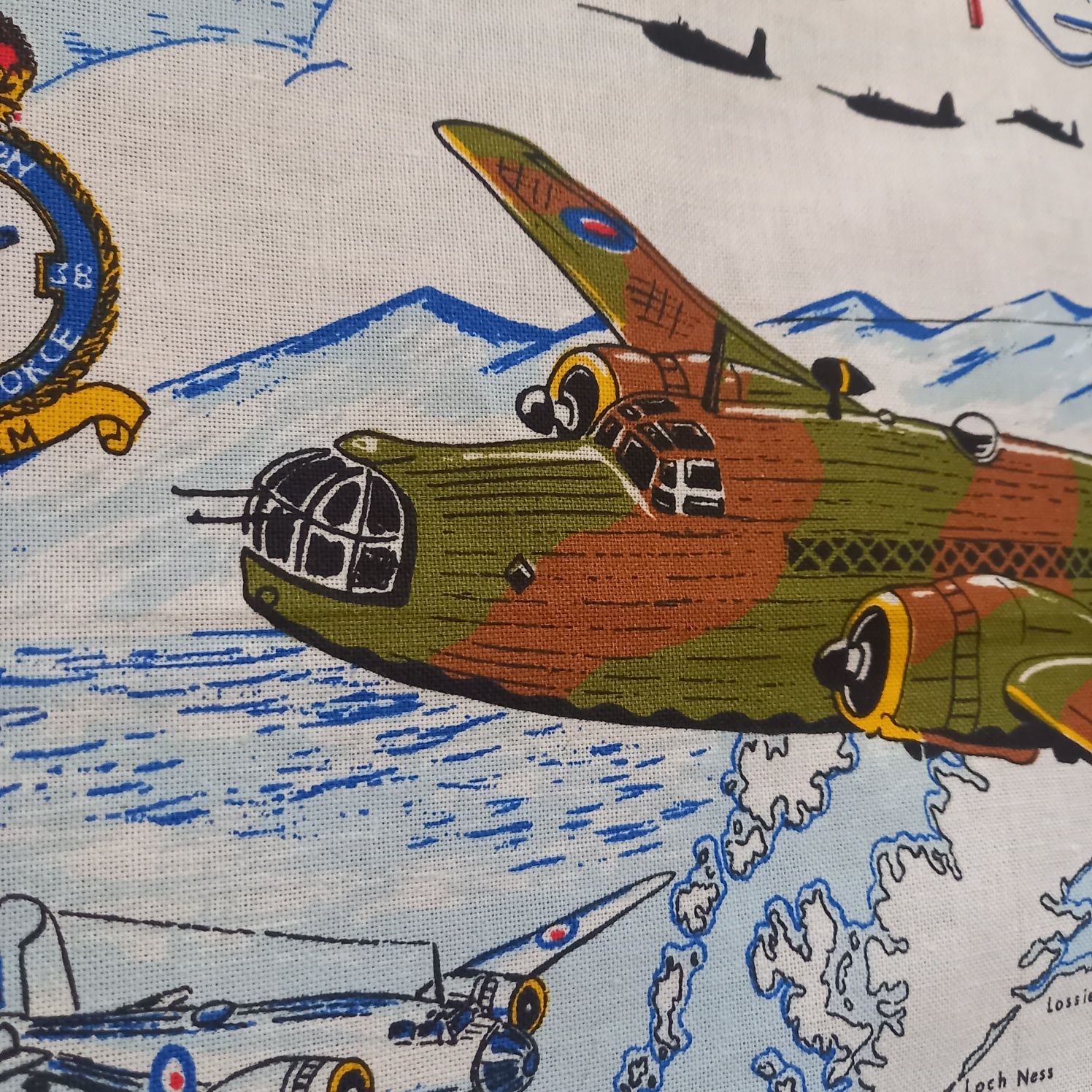Obrus bawełniany kilimek Vickers Wellington bombowiec samolot bieżnik