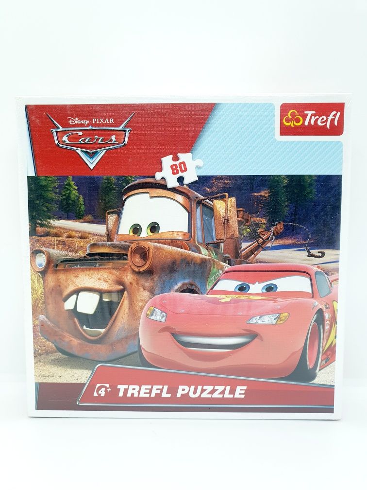 NOWE Puzzle dla dzieci 4+  80 elementów Disney samochody car pixar