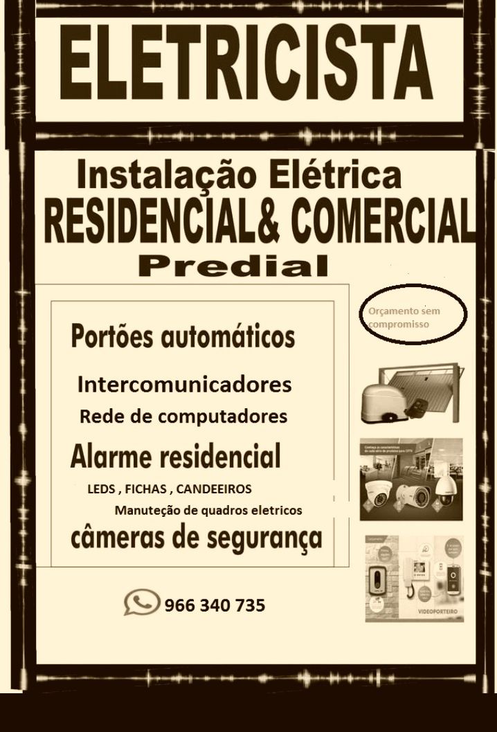 Eletricista predial reridencial