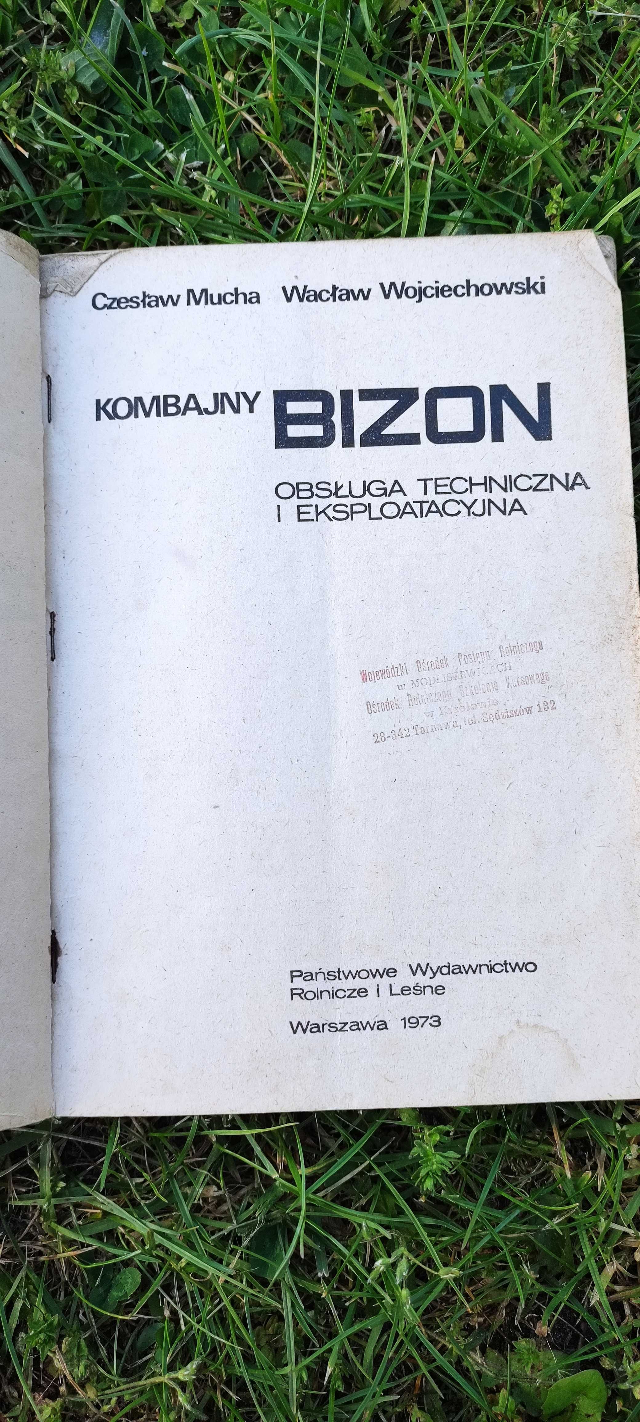 Książka obsługa i naprawa kombajnu Bizon