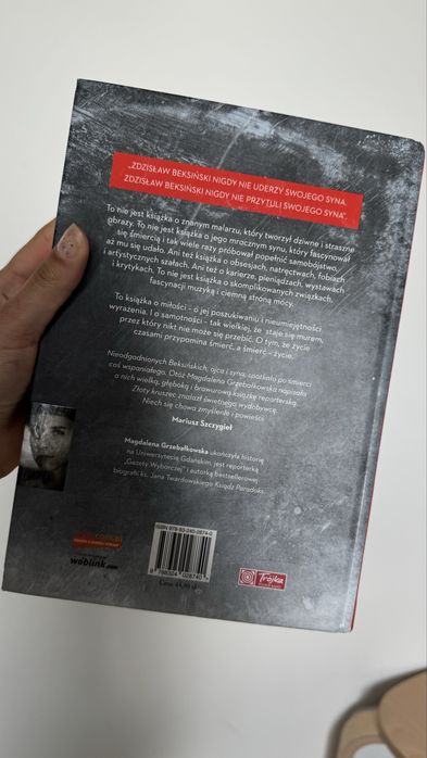 Książka buografia beksińscy portret podwójny twarda oprawa