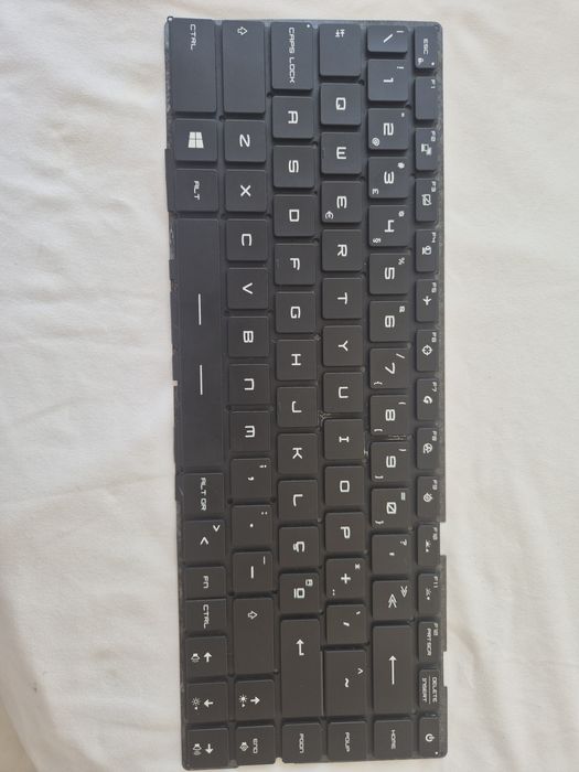 Teclado RGB do laptop MSI GP66 Leopard 10UH-483