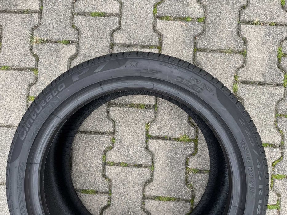 2x opony letnie 225/45r18 PIRELLI Cinturato P7 RUN-FLAT (8mm 2023r BMW