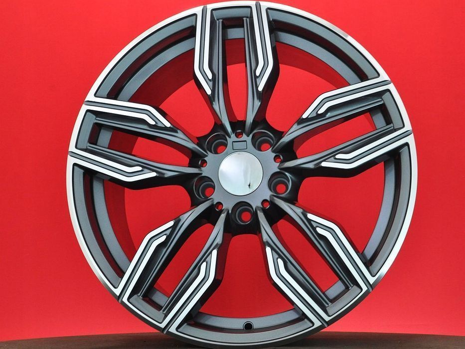 Szare felgi R20 5x120 Bmw 7 F01 F02 F03 F04 5 GT F07 F10 6 F06 F13