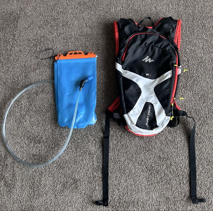 Mochila de trail com bolsa de água 1L Quechua