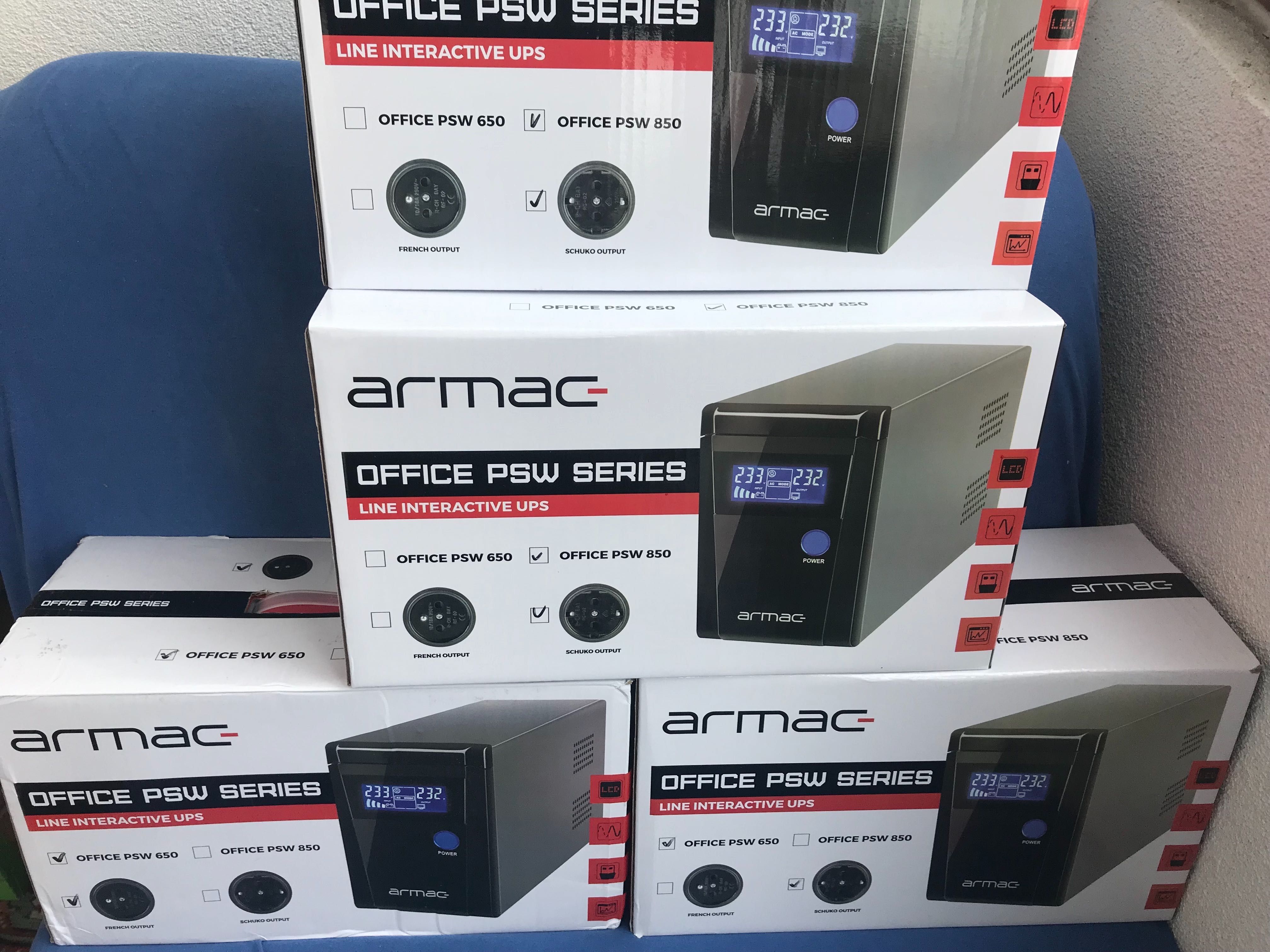 Синусний ДЖБ UPS ИБП Armac PSW 650-850 до компьютера, котла. Польша