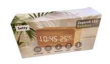 Zegar budzik LED Bamboo Setty
