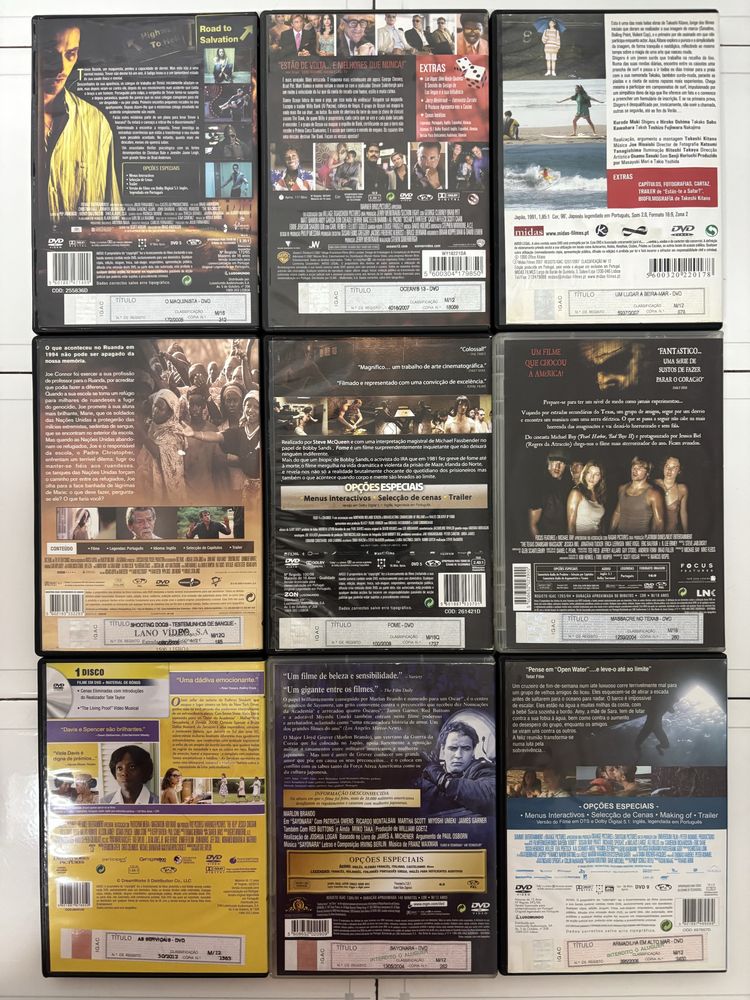 DVDs vários Lote 3