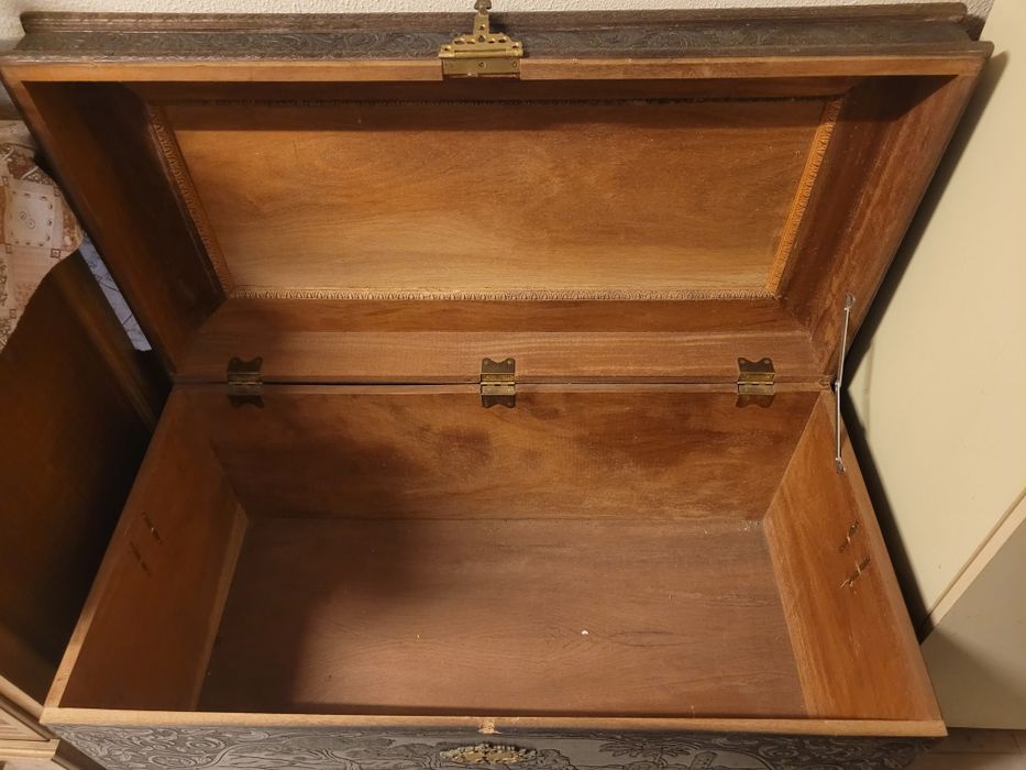 Baú vintage madeira