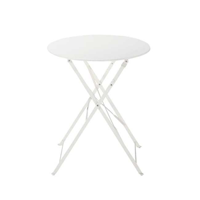 Conjunto Varanda Branco Mesa + 2 Cadeiras