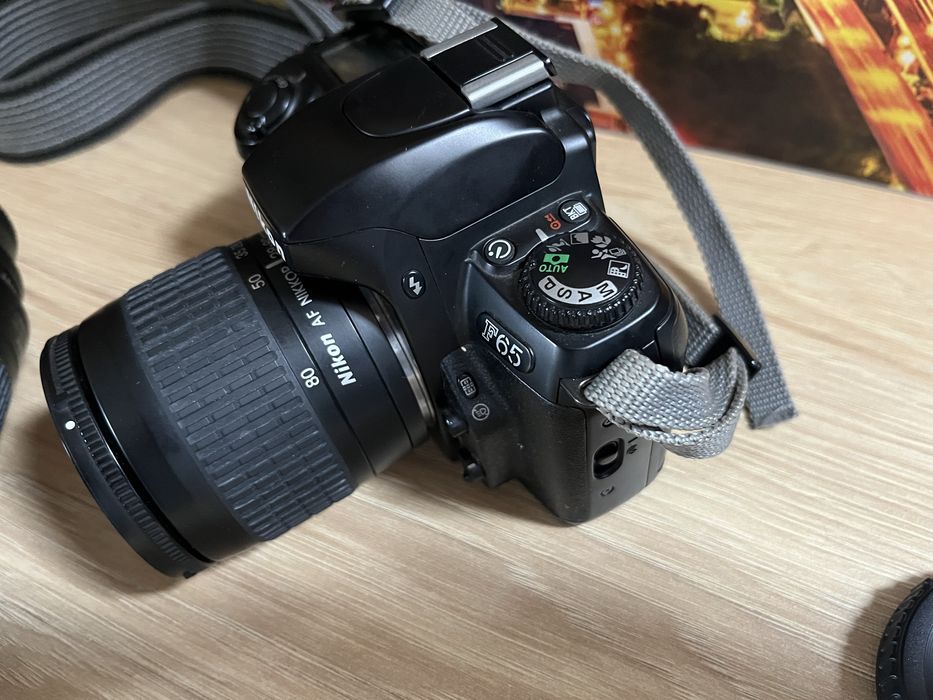 Aparat Nikon F65 plus dwa obiektywy zestaw