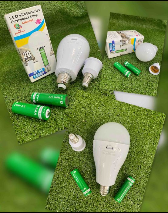 Аккумуляторная лампочка  лампа на аккумуляторе USB