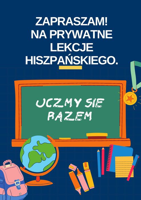 Korepetytor hiszpańskiego / lekcje hiszpańskiego