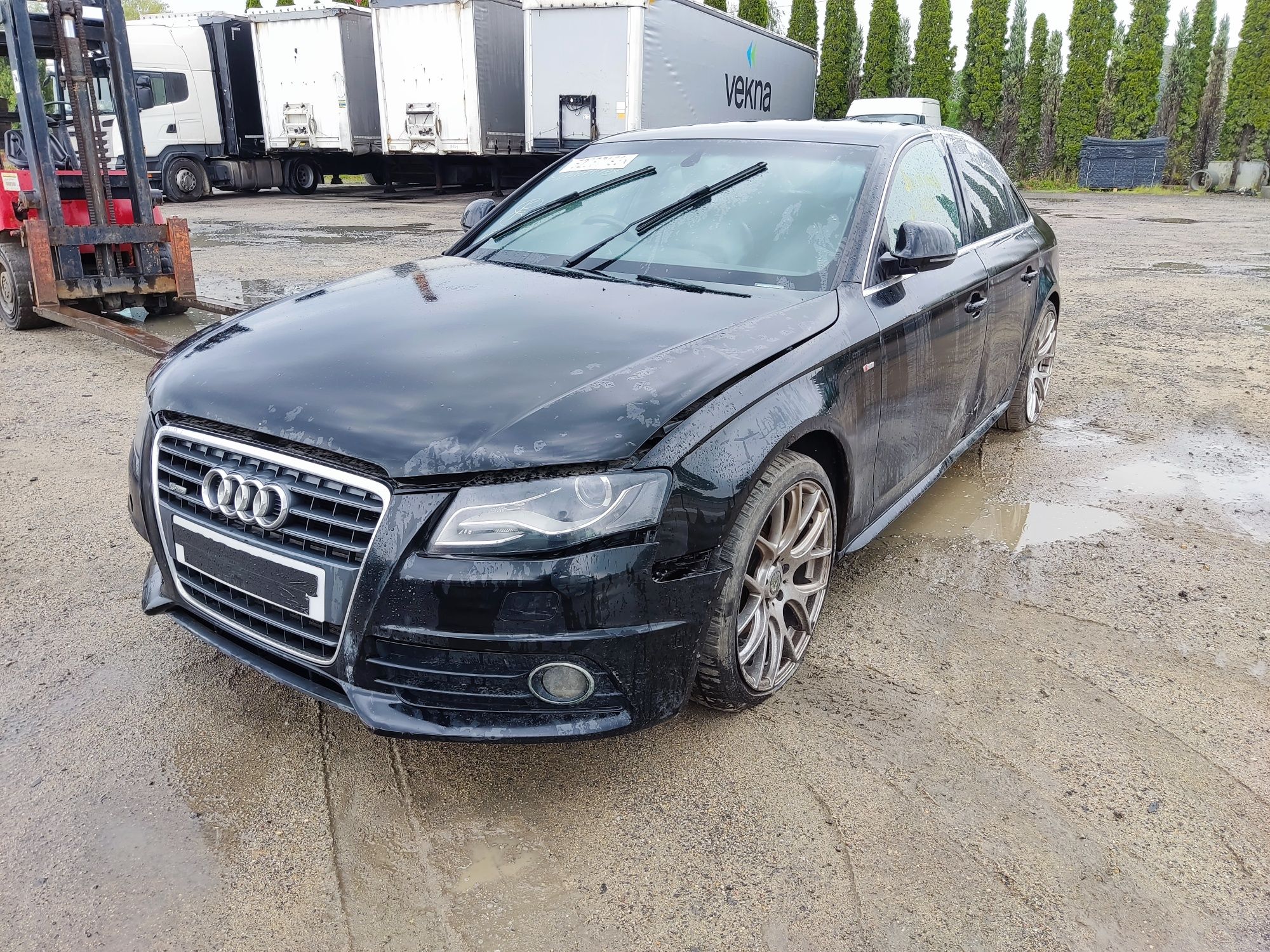 Karoseria Audi a4b8 Czarna LY9B S-Line Maska Zderzak Błotnik Drzwi