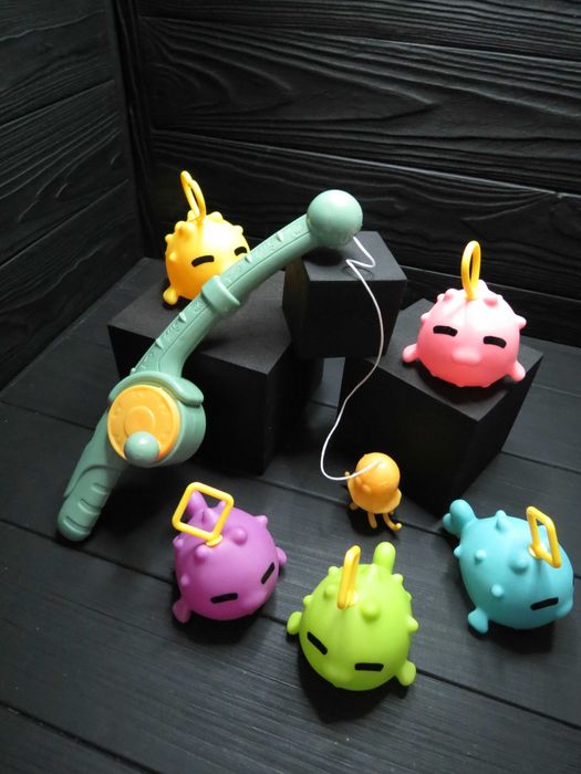 Рыбалка детская удочка и рыбки удочка для ванны