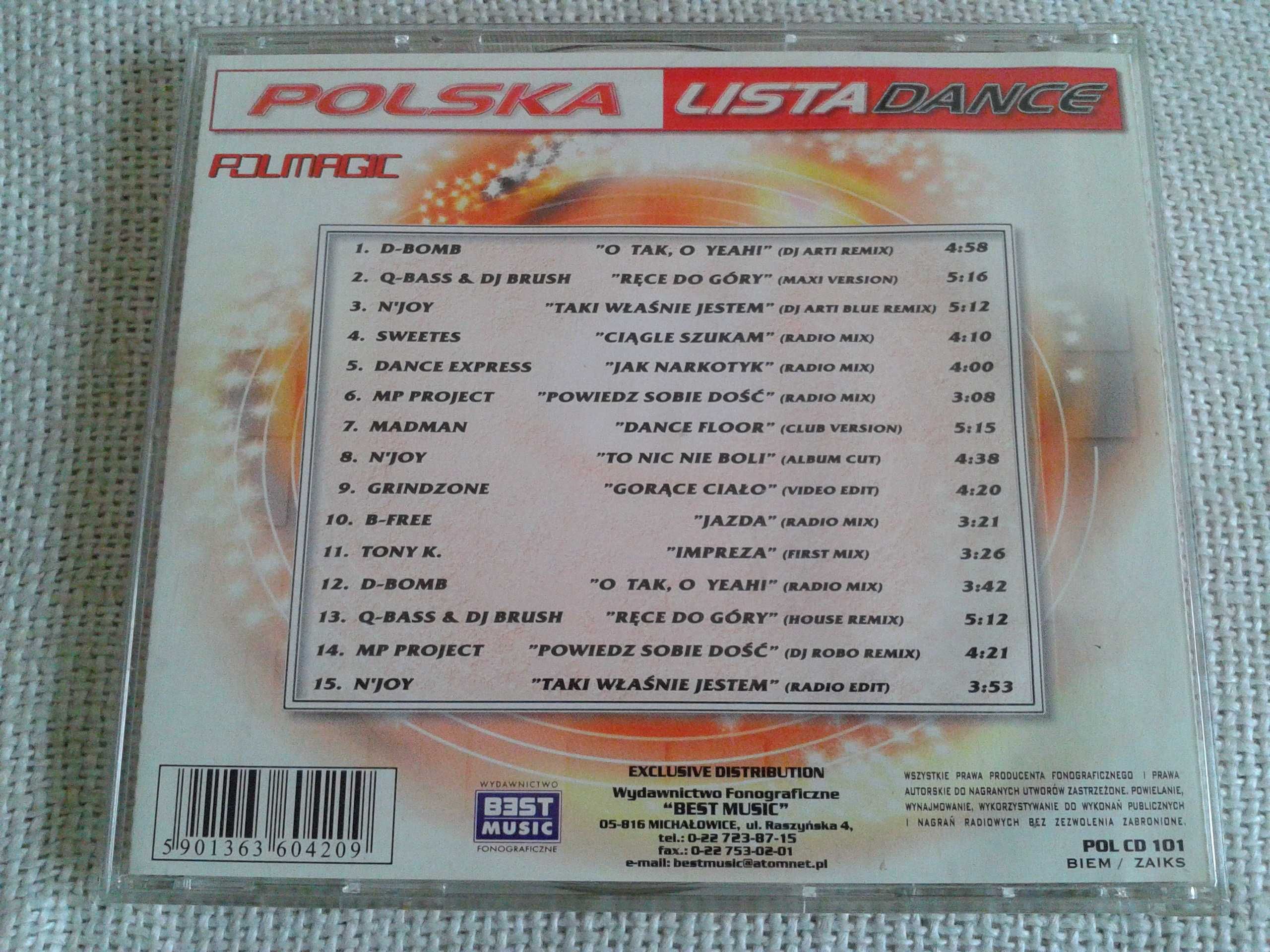 Polska Lista Dance (D-Bomb,Q-Bass)+Tony K.–Zobacz Co Się Dzieje  2CD