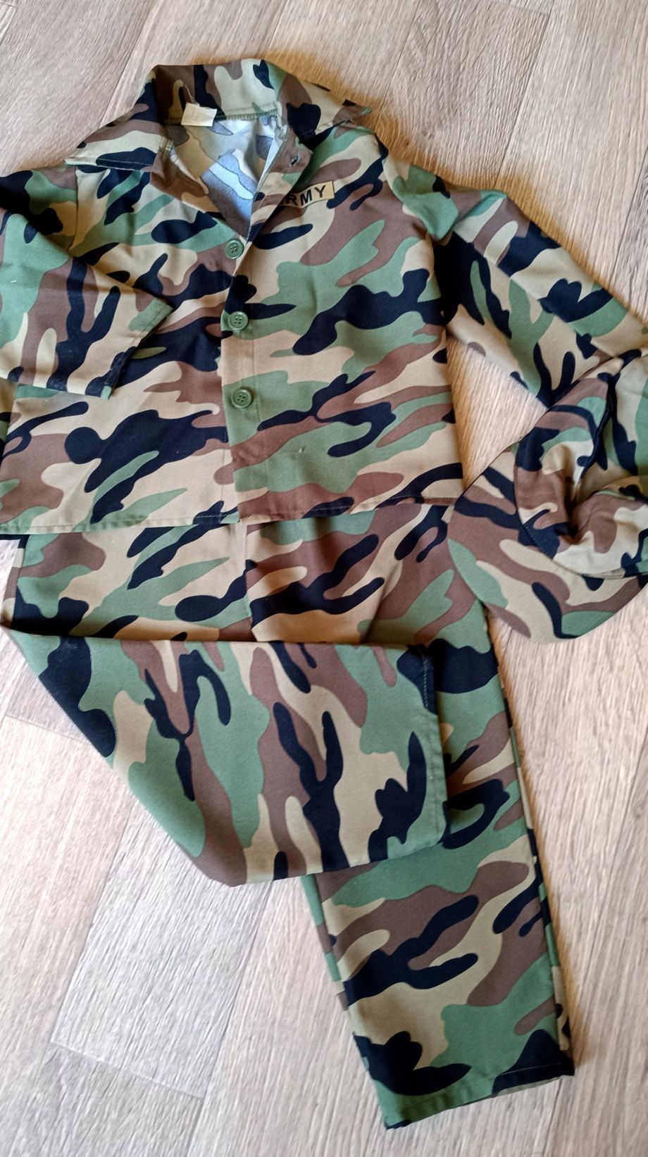 Детский костюм в комуфляже "Army" куртка,штаны, кепка.