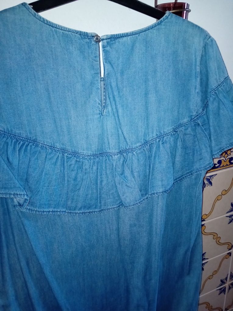 Vestidos ganga Zaŕa e Lefties ótimo estado M/L