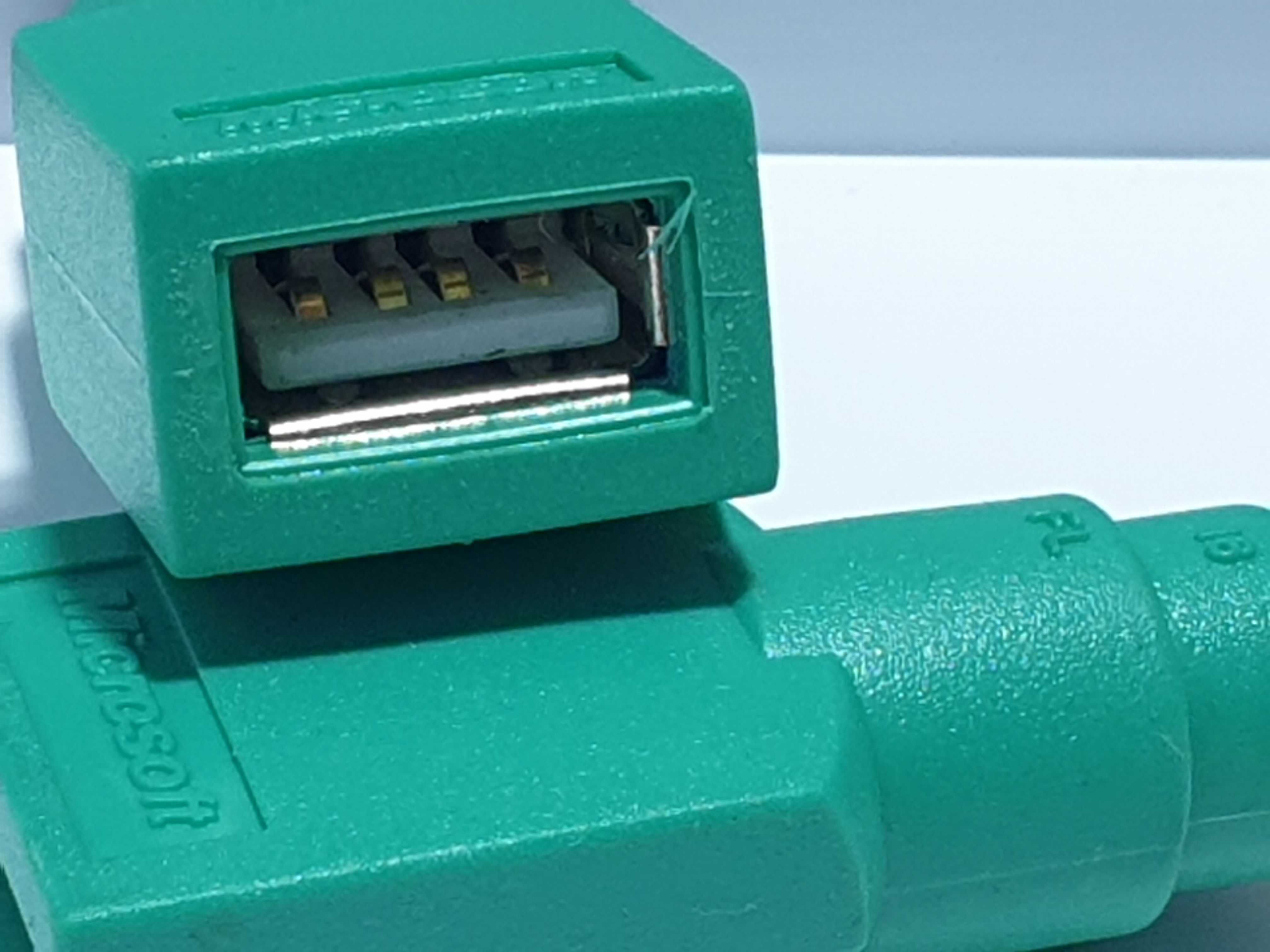 адаптер PS/2 to USB  на мишу microsoft USB Mouse to PS/2 Adapter