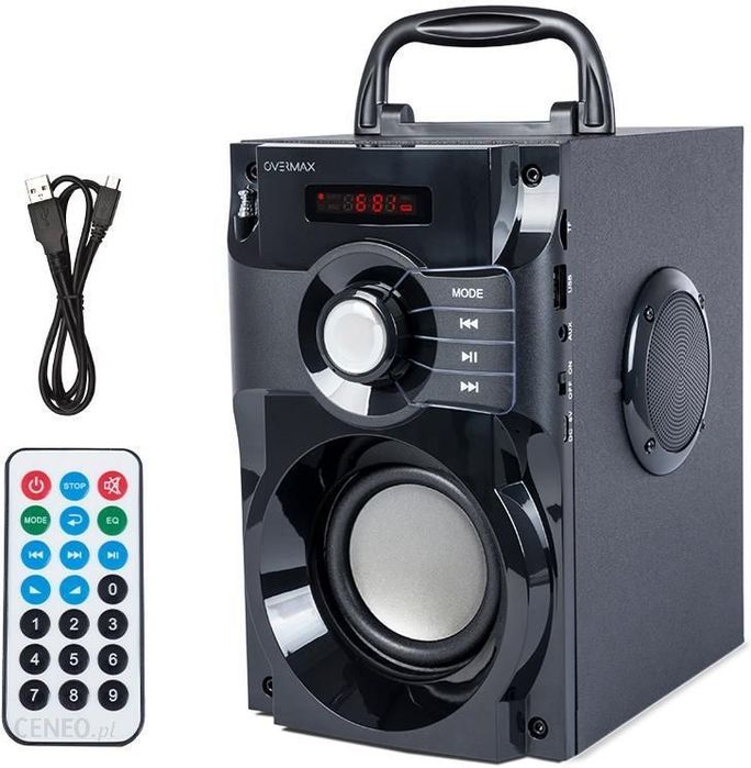 Overmax Soundbeat 2.0 czarny BT Głośnik Bezprzewodowy Bluetooth 5.0