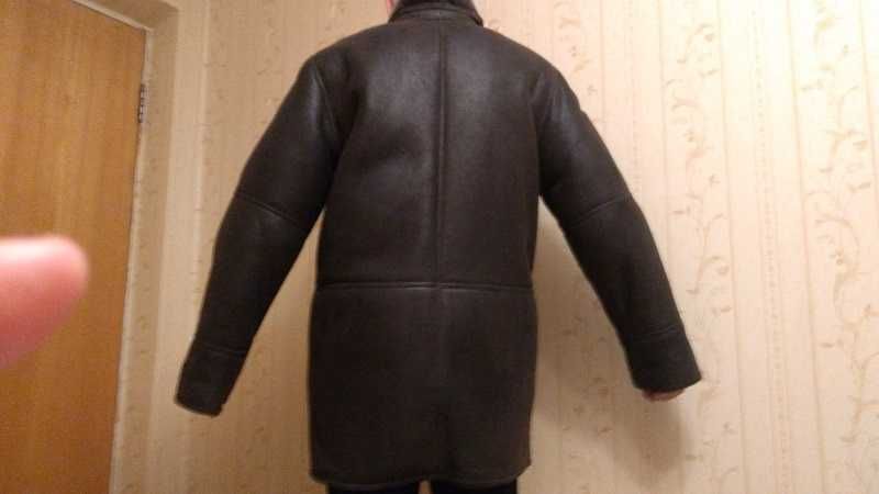 Дубленка НОВАЯ натуральна XXL бренд "R&B Leather" премиум качества.