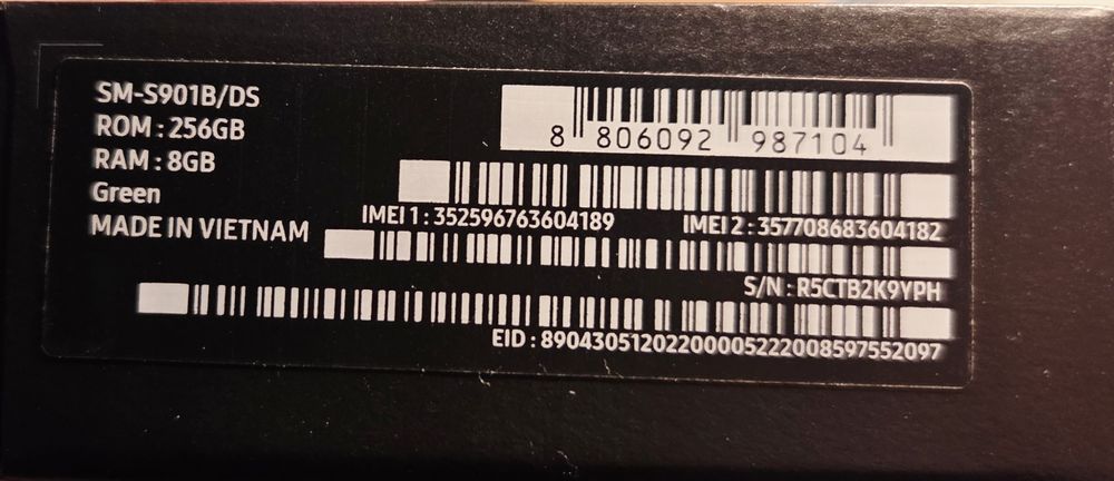 Samsung S22 jak nowy