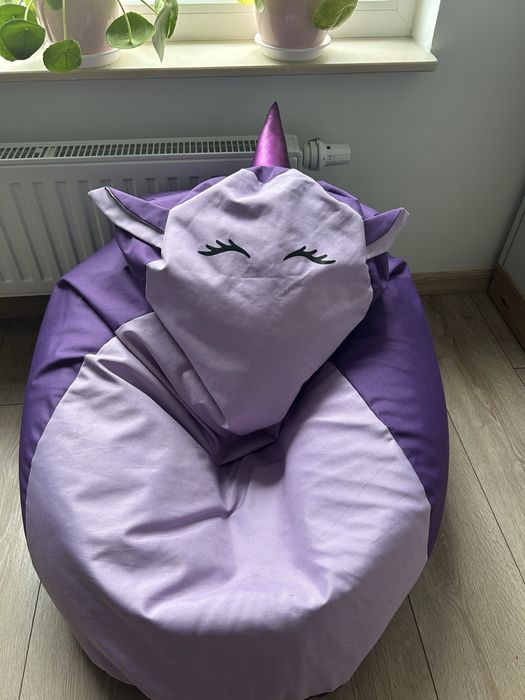 Pufa jednorożec fioletowa