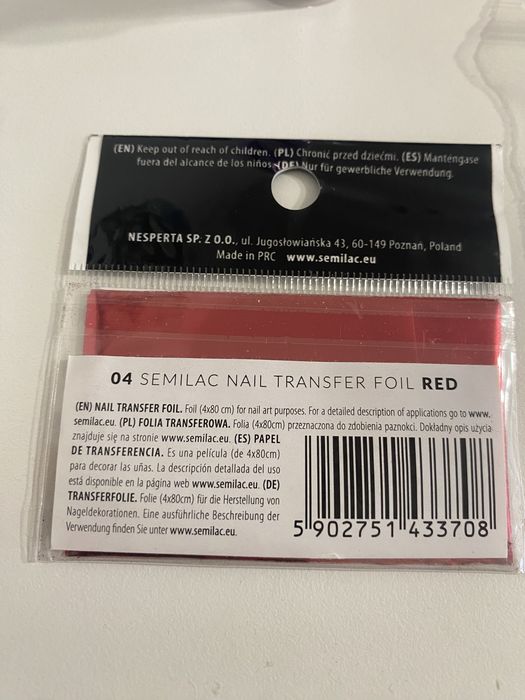 Zestaw ozdoby do paznokci 5 sztuk za 10 zł