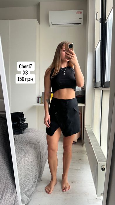 Спідниці жіночі, чорний колір, зріст 158 см