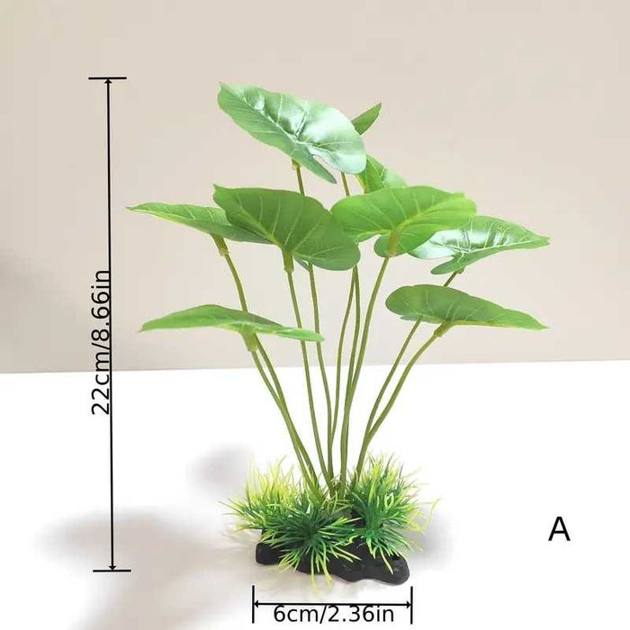 Plantas artificiais para Aquários e Terrários