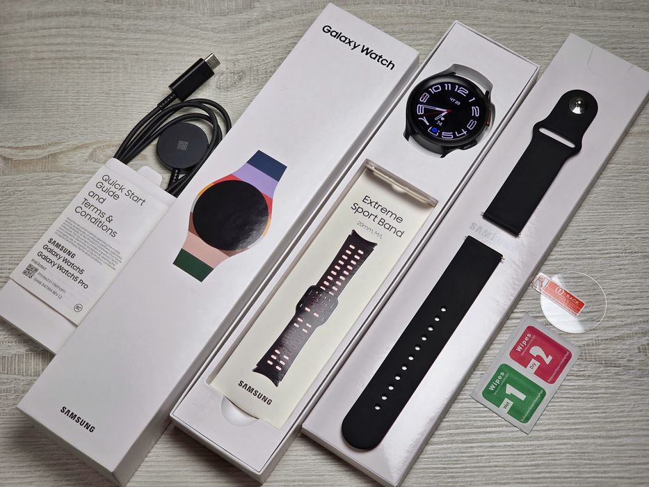 Смарт-годинник Samsung Galaxy Watch5 Pro 45mm Black Titanium (SM-R920)