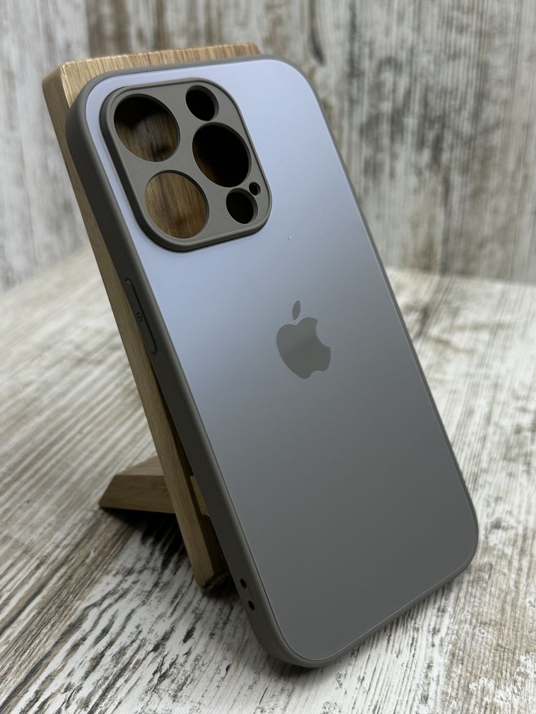 ‼️ Чехол стеклянный Matt Glass на iPhone 14 Pro/ 14 Pro Max/ 14