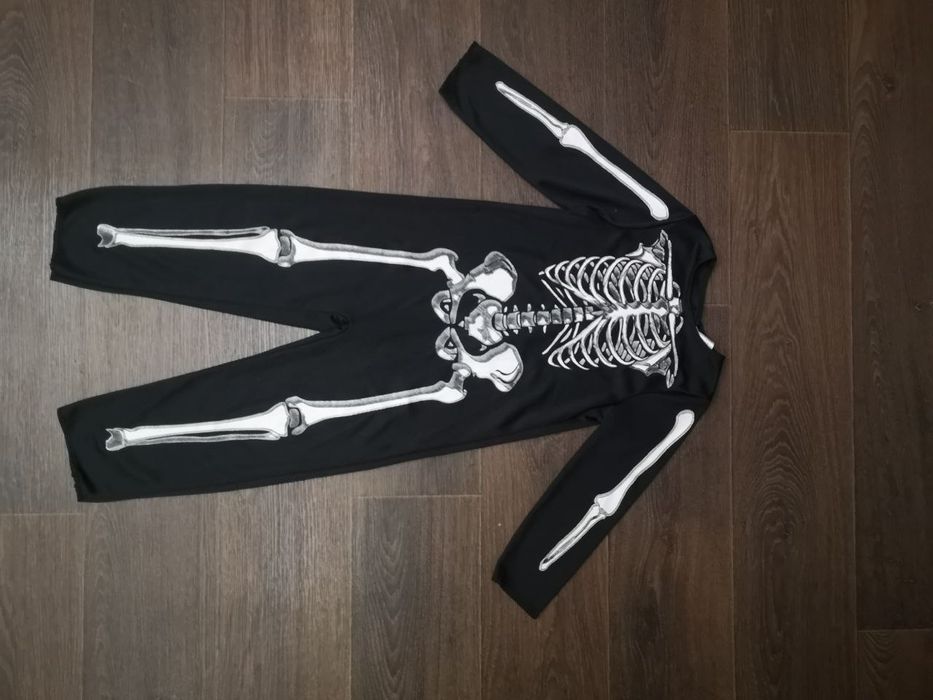 Карнавал маскарад костюм скелет 3 4 роки 98-104 зріст хеловін хелоуін