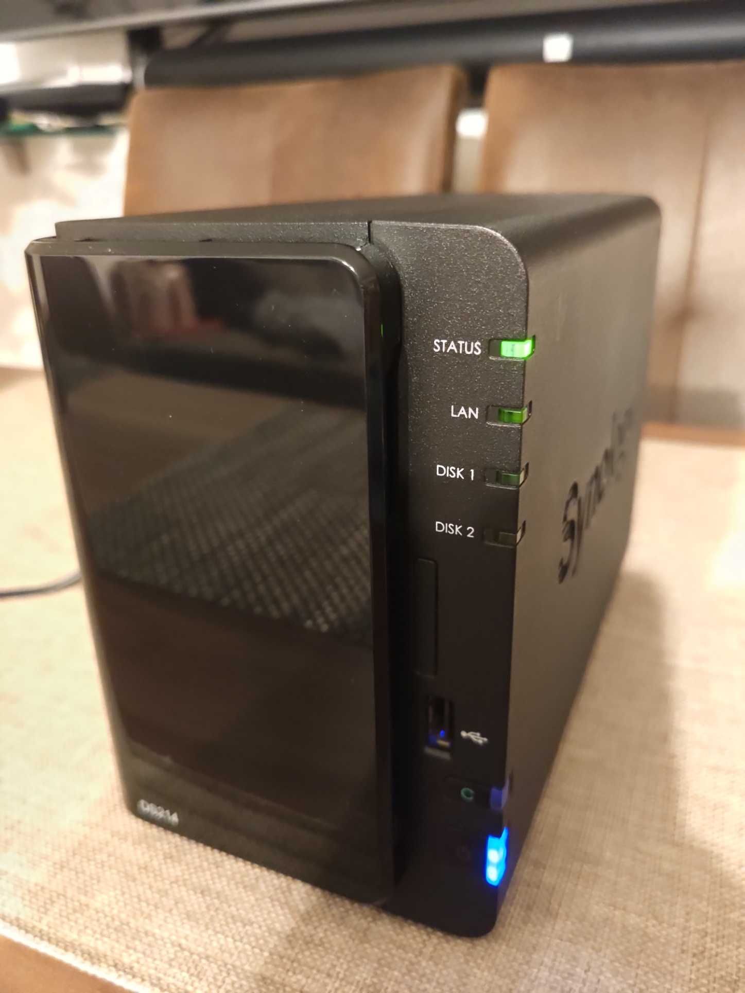 Synology DS214 + HDD 2 x 2 TB - Serwer NAS - Dyski sieciowe - CHMURA