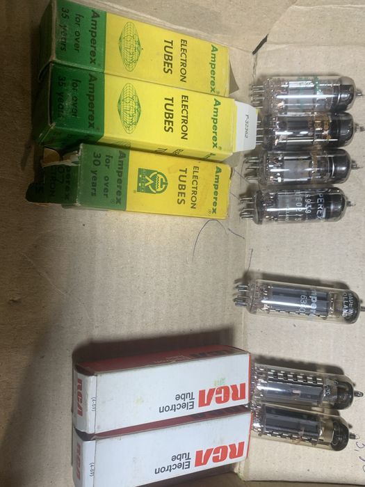 Радиолампы Amperex 6939; 6360 USA, Holland