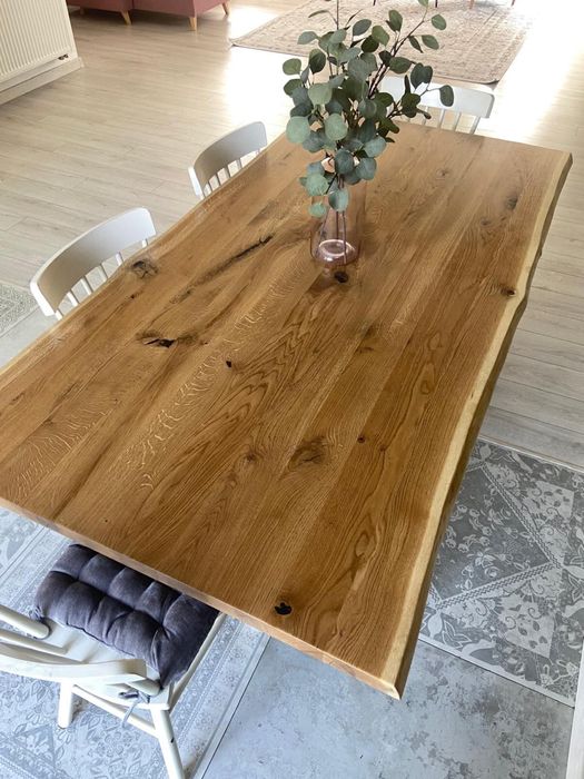 Stół dębowy. Stół loftowy jadalniany. Stoły dębowe. Stół 200/100.
