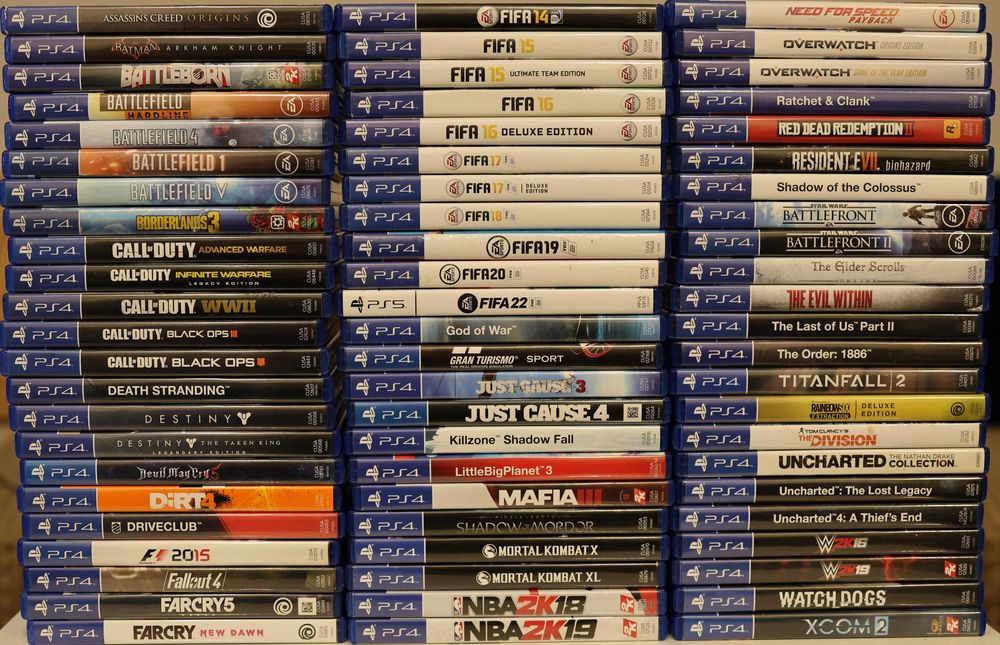 Диски PS4, PS3, Xbox One, Xbox 360, steelbook (стілбуки)