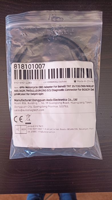 Ficha diagnóstico Benelli