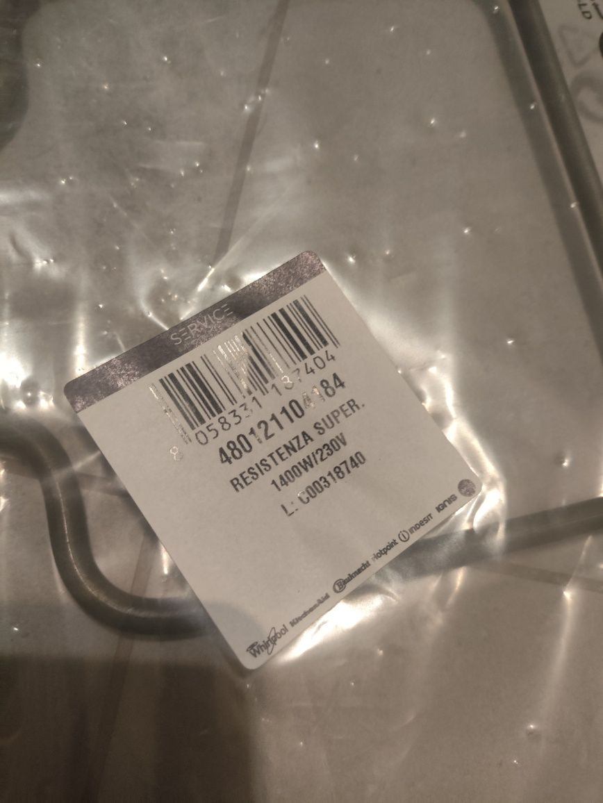 Grzałka górna 1400W do piekarnika Whirlpool