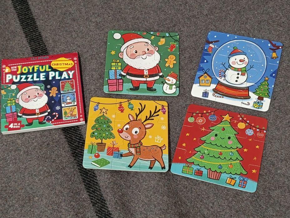 Різдвяні пазли для дітей.Новорічні ігри та подарунки.Різдво