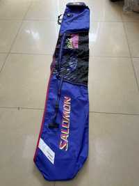 Горнолыжный чехол сумка для лыж 2х пар Salomon защитный винтаж