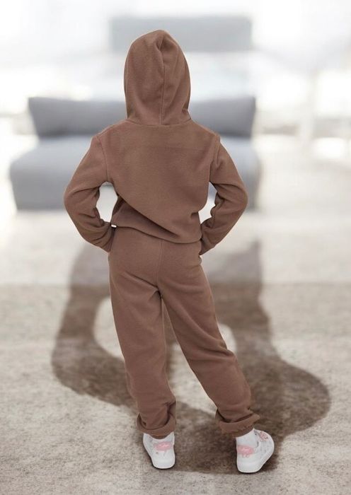 Дитячий флісовий костюм для дівчинки р.116-146