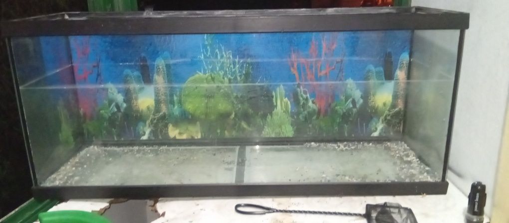 Aquário de 120L, em boas condições