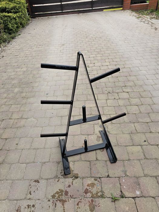 Stojak na ciężarki talerze