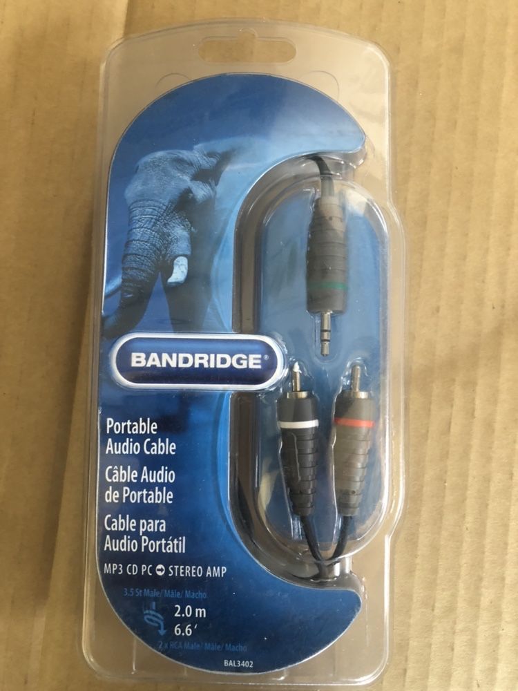 Kabel przewod Bandridge Euro chinch nowe