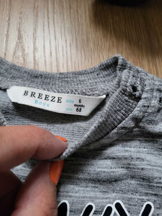 Zestaw chłopięcy w misie 68, spodnie,  bluzy oraz body