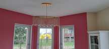 Lampa żyrandol kryształki glamour